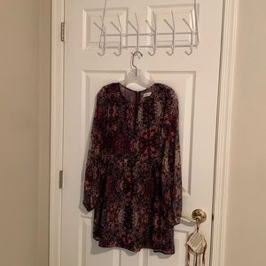Abercrombie and Fitch multicolor long sleeve dress